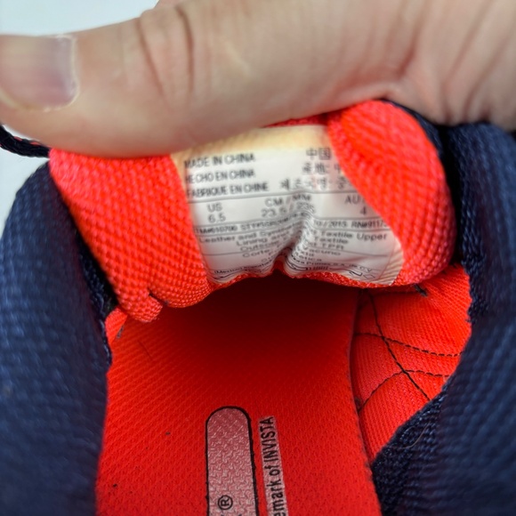 Fila Stellaray Blue/Orange Low Top Size 6.5 Running Shoes - Picture 8 of 9